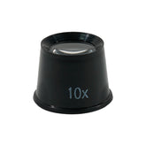 Jewelers Loupe Eye Magnifier Loupe Magnifying Glass, 10x Portable