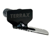 TerraX Heavy Duty Hand Digger - Shovel with Belt Sheath Ideal for Landscaping, Gardening, Metal Detecting, and Gold Prospecting