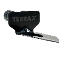 TerraX Heavy Duty Hand Digger - Shovel with Belt Sheath Ideal for Landscaping, Gardening, Metal Detecting, and Gold Prospecting