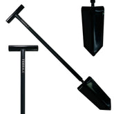 TerraX Master Digger - 34" Root Cutting Shovel with T-Handle - Ideal for Professional Landscaping, Gardening, Relic Hunting, Metal Detecting, and Gold Prospecting