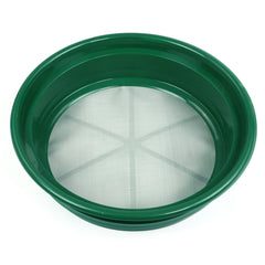 TerraX 3-Piece Green Plastic Gold Sifting Pan Classifier Set – 1/100, 1/70, 1/50 Mesh Sizes