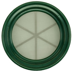 TerraX Green Plastic 13" Gold Sifting Pan Classifier - Multiple Mesh Sizes Available Made in the USA