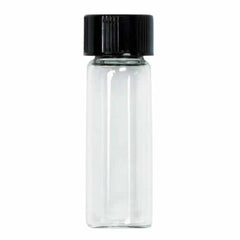 TerraX Small Glass 3/4 oz or 1 oz. Flakes and Flour Storage Vial with Lid for Gold Prospecting