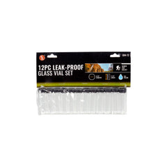 TerraX Display- 6ML Glass Vials (2-3/16", Outer Diameter: 9/16")