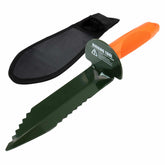 TerraX Prospector's Choice 13" Double Side Serrated Edge Digger Digging Tool w/ Sheath