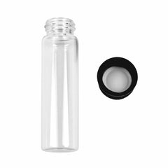 TerraX 144Pc Display- 7ML Glass Vials (2-3/8", Outer Diameter: 5/8")