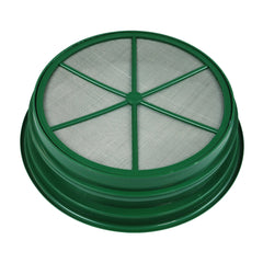 TerraX 3 pc Green Plastic Gold Sifting Pan Classifier Stackable Mesh Size 1/2 1/4 1/30"
