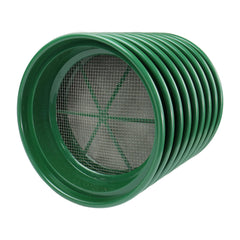 TerraX 9 pc Green Plastic Gold Classifier Sifter Pan Set Stackable 11" Diameter