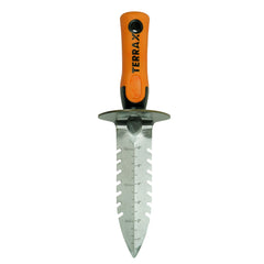 TerraX Heavy-Duty Hand Digger with Belt Sheath – Durable Shovel for Landscaping, Gardening, Metal Detecting & Gold Prospecting