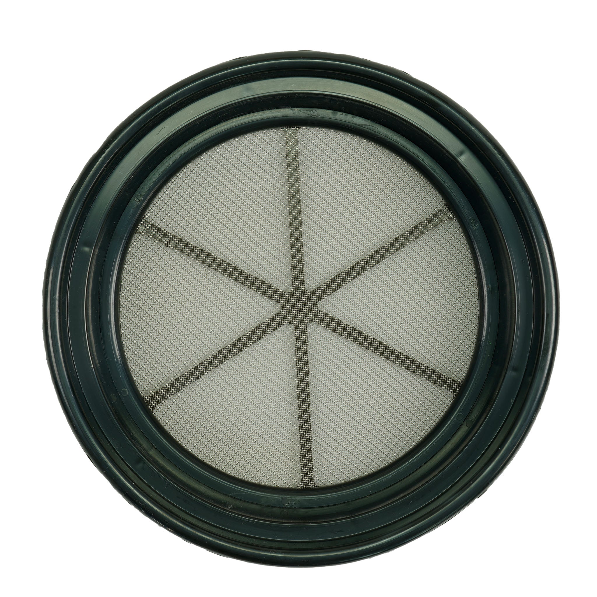 TerraX Black Plastic 13-1/4" Gold Sifting Pan Classifier - Multiple Mesh Sizes Available Made in the USA