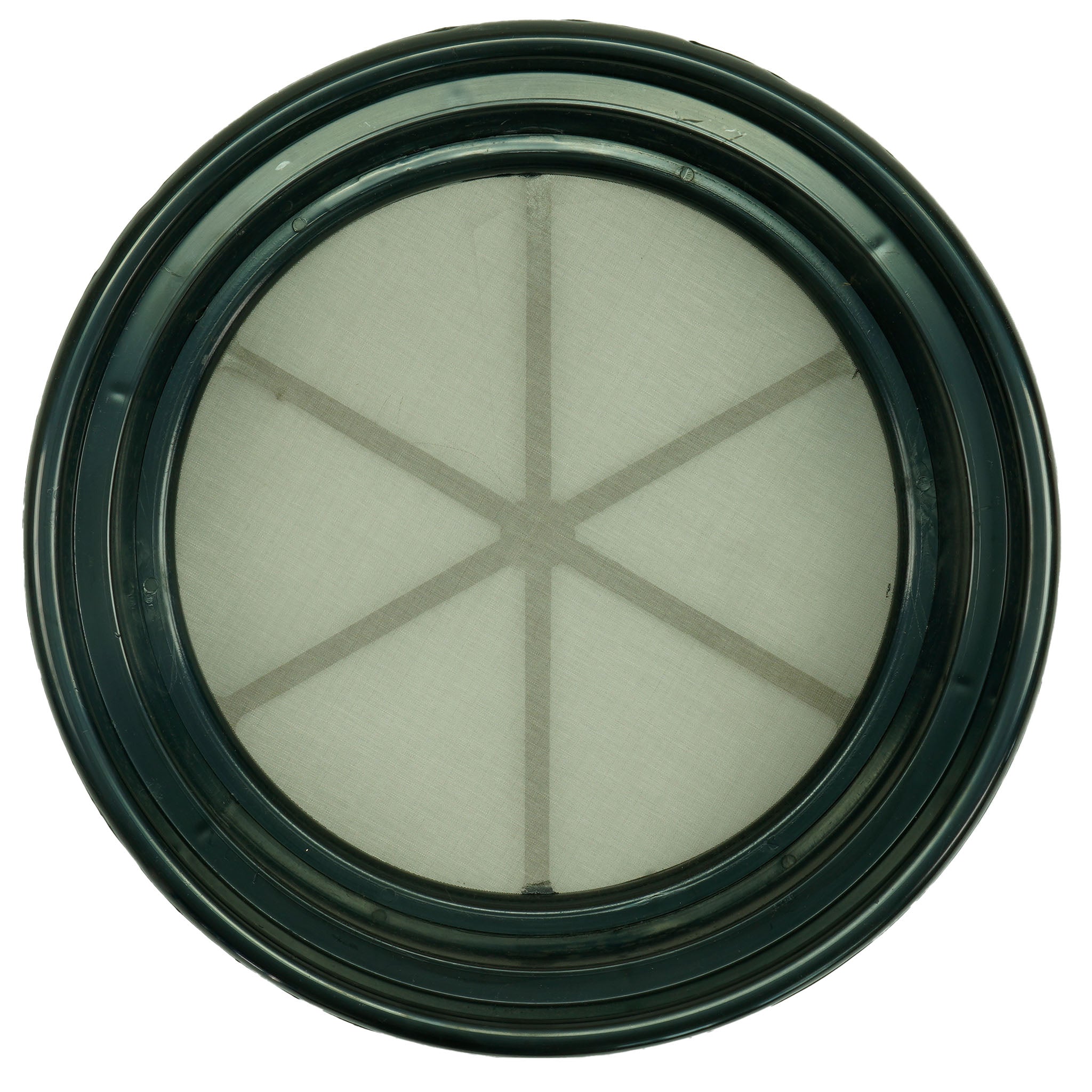 TerraX Black Plastic 13-1/4" Gold Sifting Pan Classifier - Multiple Mesh Sizes Available Made in the USA