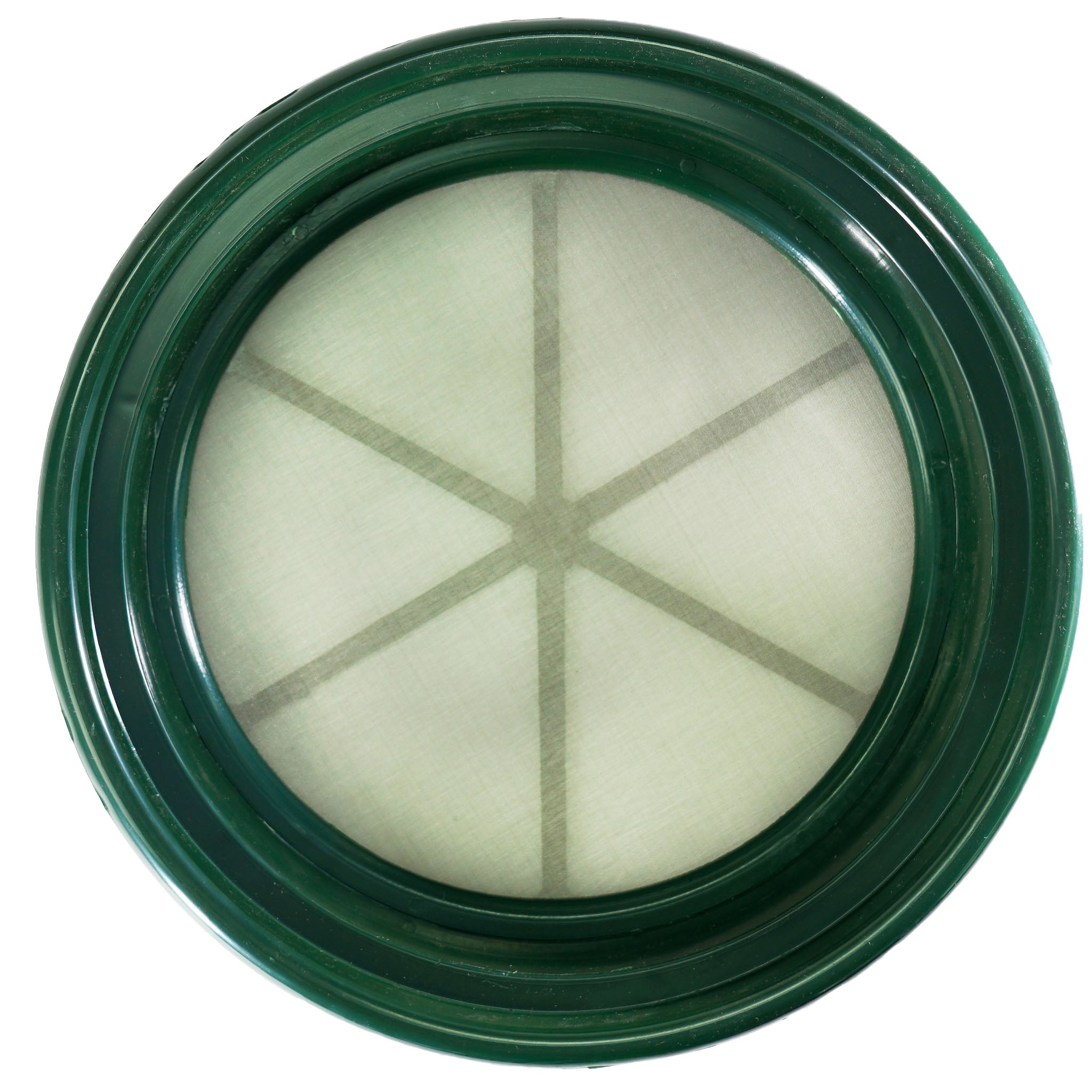 TerraX Green Plastic 13" Gold Sifting Pan Classifier - Multiple Mesh Sizes Available Made in the USA