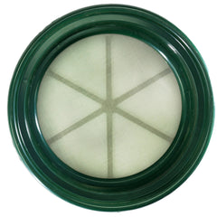 TerraX Green Plastic 13" Gold Sifting Pan Classifier - Multiple Mesh Sizes Available Made in the USA