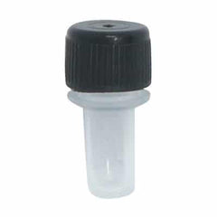 TerraX Small Plastic 1/4 oz. Flakes & Flour Storage Vial with Lid for Gold Prospecting