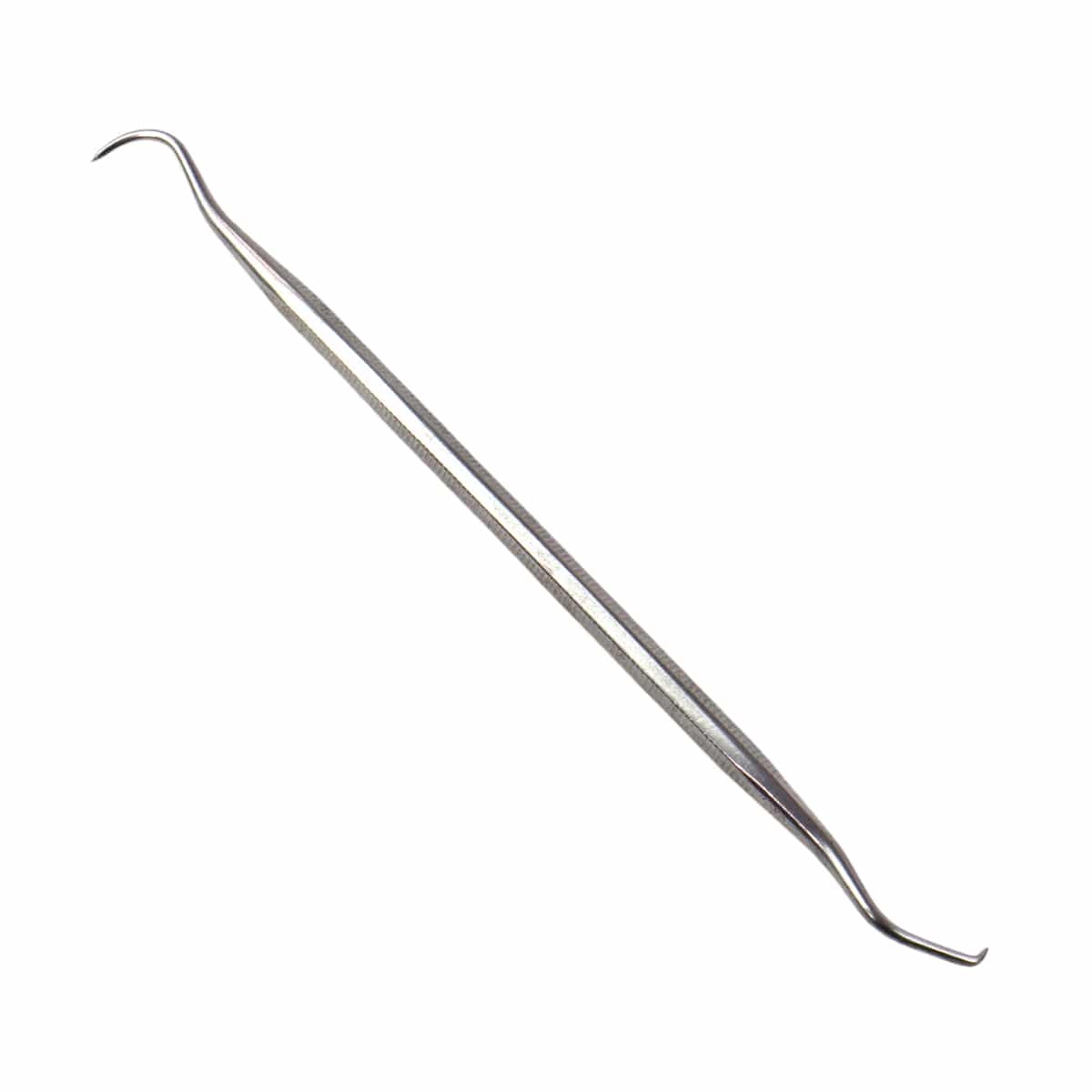 TerraX DD4 5-3/4" Double Ended Stainless Steel Pick w/ Angled & Round Hooks