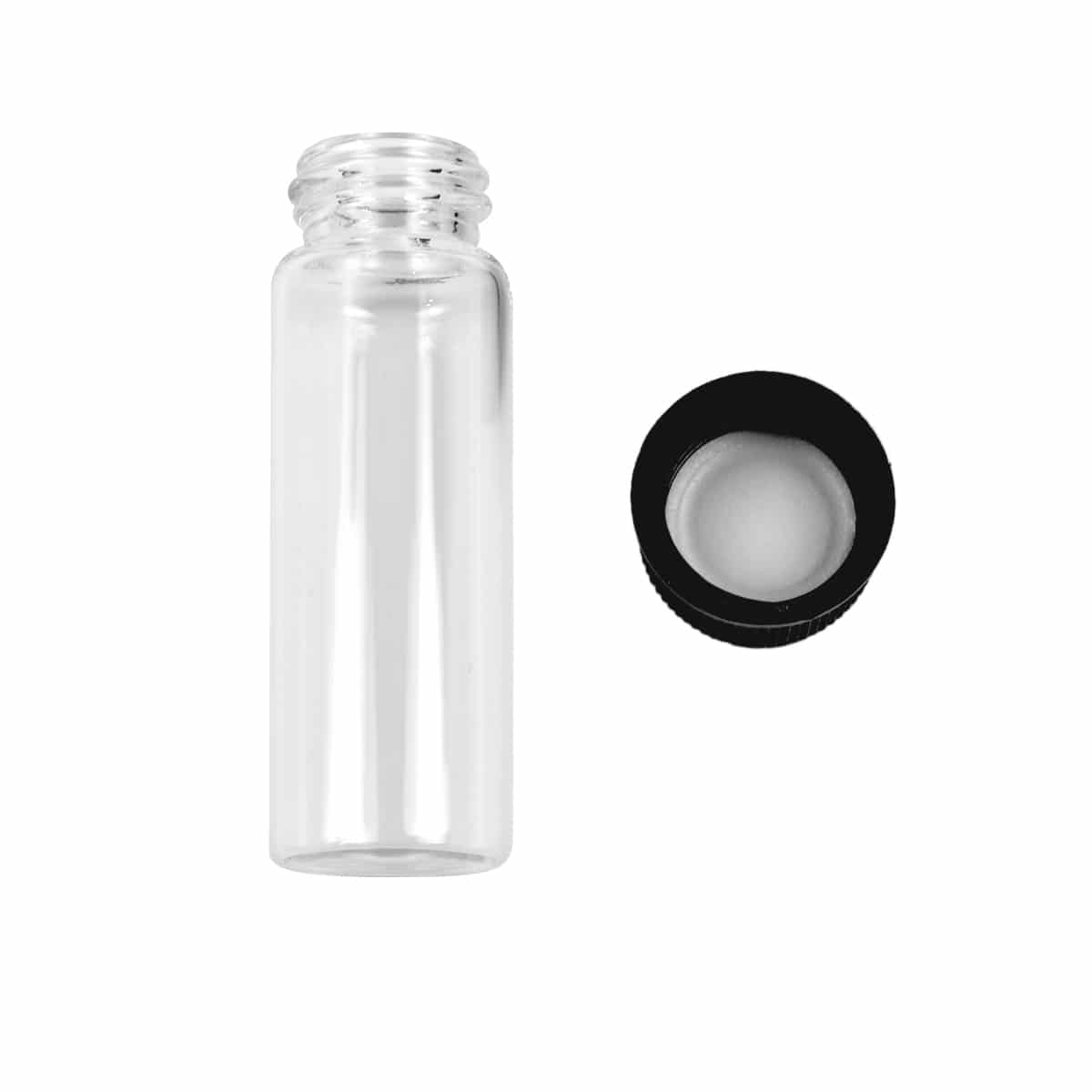 TerraX  Display- 6ML Glass Vials (2-3/16", Outer Diameter: 9/16")