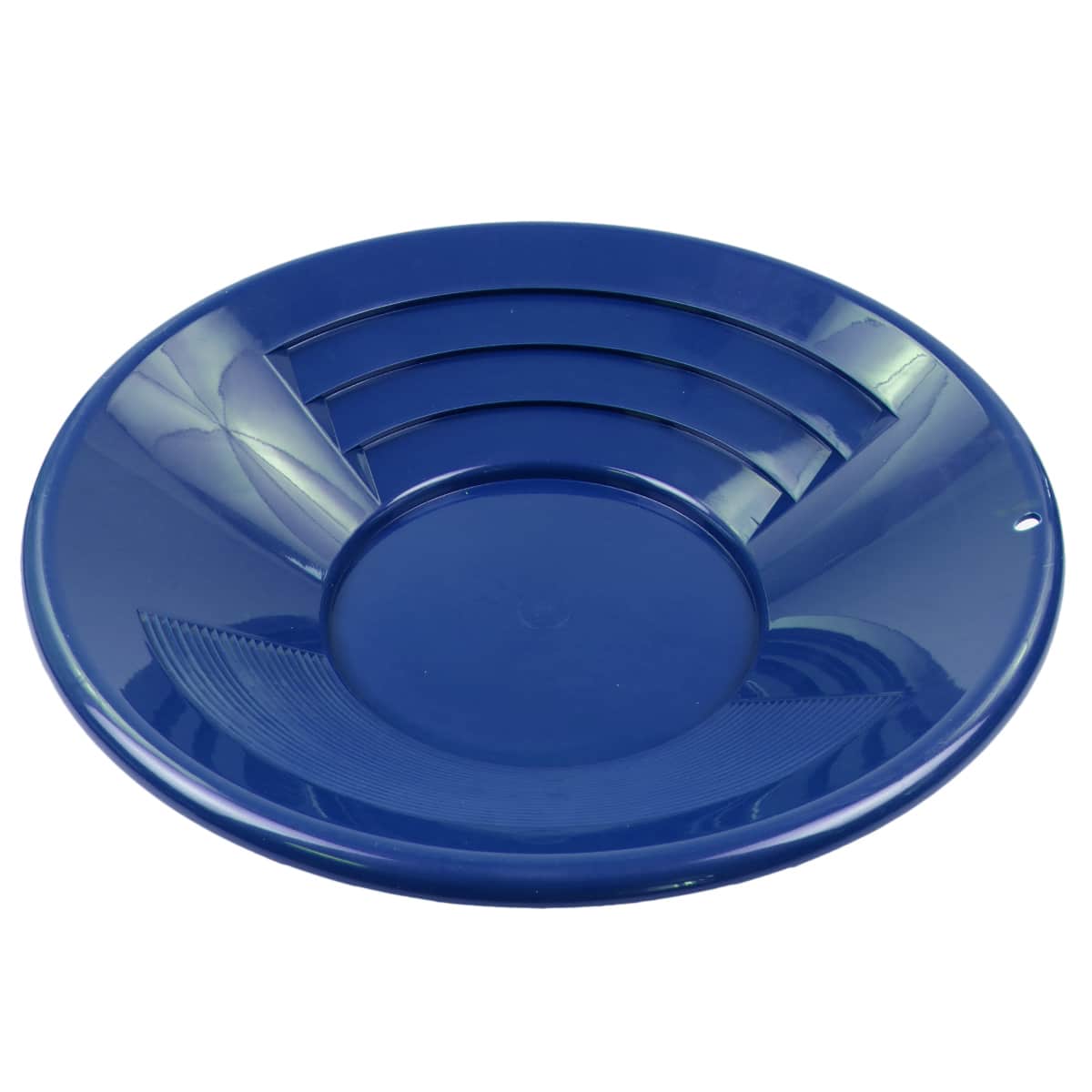 TerraX 14" Plastic Gold Pan w/ Shallow & Deep Riffles for Gold Prospecting