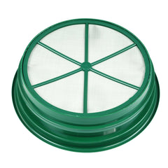 TerraX 4 pc Green Plastic Gold Sifting Pan Classifier Stackable Various Mesh Sizes 1/20